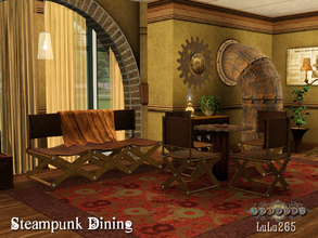 Sims 3 — Fratres- Steampunk Dining by Lulu265 — A Steam-punk inspired dining area especially created for the Frates