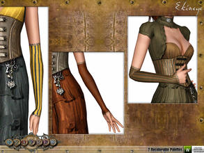 Sims 3 — Fratres - Steampunk Long Arm Warmers by ekinege — Long Arm Warmers with lace. 2 recolorable parts. Everyday,