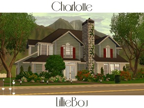 Sims 3 — Charlotte by lilliebou — This house is for a family of about 5 Sims. First floor: -Garage -Kitchen + Dining room