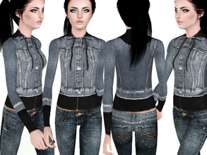 Sims 3 — Outdoor_SET_TEEN_(Jackets1) by ShakeProductions — Denim jackets with hood.