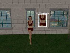 Sims 2 — [02] - Red Shaded Undies. by Xodess — This undies set is for Elder\'s; my first outfits for Elders... It comes