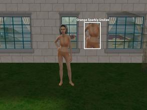 Sims 2 — [01] - Orange/Tan Shaded Undies. by Xodess — This undies set is for Elder\'s; my first outfits for Elders... It