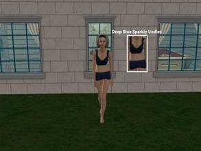 Sims 2 — [03] - Deep Blue Shaded Undies. by Xodess — This undies set is for Elder\'s; my first outfits for Elders... It