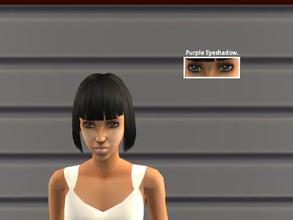 Sims 2 — [01] - Purple Eyeshadow. by Xodess — This set consists of four eyeshadow shades; all dark colors. Purple, Black,