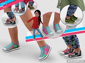 Sims 3 — Attention [Sneakers] by miraminkova — Don't hesitate and get these wonderful sneakers with unique design.