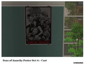 Sims 2 — Sons of Anarchy Poster Set #1 - Cast by mightyfaithgirl — This is a Recolors of Maxi\'s NightLife \"