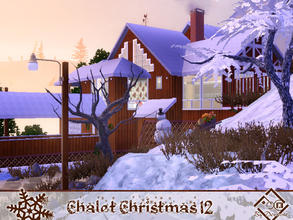 Sims 3 — Chalet Christmas 12 by Devirose — The Chalet is located on a promontory, with a perfect refuge for the Christmas