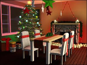 Sims 3 — Brayden Dining Room by sim_man123 — A sleek and contemporary dining room for your sims to enjoy their holiday