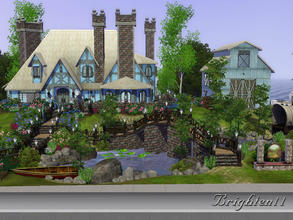 Sims 3 — Windermere Cottage by Brighten11 — A 3 BR/4 Bath cottage for your growing Sim family. Fully and naturally