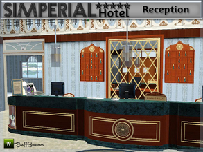 Sims 3 — Hotel SIMPERIAL***** Reception by BuffSumm — Build up the great SIMPERIAL***** Hotel for your Sims. Let them