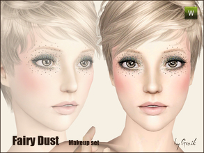 Sims 3 — Fairy dust makeup set by Gosik — New makeup set for female and male sims in every age (teens, adults and