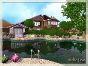 Sims 3 — V | 30 by vidia — This house has two floors. There is a adult bedroom, a kids room, a study room and a