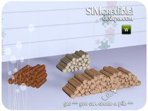 Sims 3 — Cheers Firewood by SIMcredible! — by SIMcredibledesigns.com available at TSR