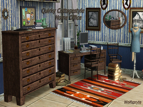 Sims 3 — Quirky Cottagestyle Home Office TSRAA by wolfspryte — A home office should be functional, but not at the expense