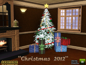 Sims 3 — Christmas 2012. Decor set. by Canelline — This set contains 3 little things to make your sims happy for this