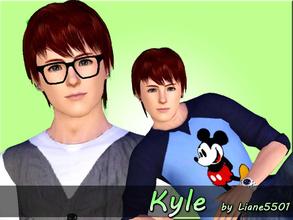 Sims 3 — Kyle  by liane55012 — Here's Kyle (: He's a smart guy, aspiring to be a doctor. Behind those little freckles and