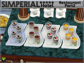 Sims 3 — Hotel SIMPERIAL***** Restaurant / Dining Deco Addon by BuffSumm — Build up the great SIMPERIAL***** Hotel for