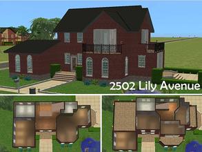 Sims 2 — 2502 Lily Avenue by BBKZ — No CC. Maxis only. Enjoy! :-)
