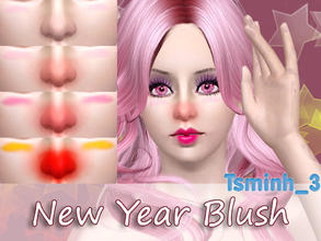 Sims 3 — New Year Blush by TsminhSims — Happy New Year 2013 A New Face for your Sims during the first day of 2013 This