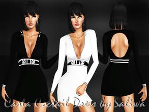 Sims 3 — Carla Coctail Dress  by saliwa — Elegant and Classy Dress for your sims especially for the private and special