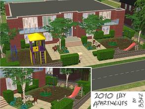 Sims 2 — 2010 Lily Apartments by BBKZ — No CC. Maxis only! Enjoy! :-)
