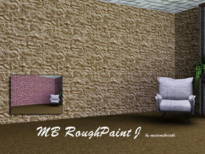 Sims 3 — MB-RoughPaintJ by matomibotaki — Paint texture, rough and used structure, with 2 recolorable areas, to find