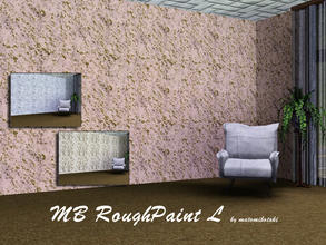 Sims 3 — MB-RoughPaintL by matomibotaki — Paint texture, rough and used structure, with 2 recolorable areas, to find