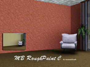 Sims 3 — MB-RoughPaintC by matomibotaki — Paint texture, rough and used structure, with 2 recolorable areas, to find