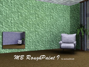 Sims 3 — MB-RoughPaintI by matomibotaki — Paint texture, rough and used structure, with 2 recolorable areas, to find