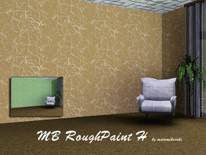 Sims 3 — MB-RoughPaintH by matomibotaki — Paint texture, rough and used structure, with 2 recolorable areas, to find