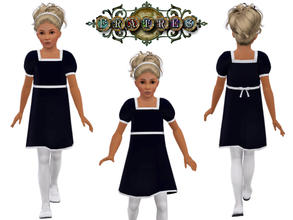 Sims 3 — Sam_Child Victoriana Dress by frisbud — Made for the Fratres world project coming to TSR. A modest girl's dress