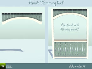 Sims 3 — Ainola trimming 2x1 by Alxandra78 — Ainola trimming 2x1 is part of Ainola Build items Collection by Alxandra78 @