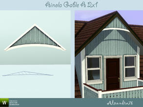 Sims 3 — Ainola gable a 2x1 by Alxandra78 — Ainola gable a 2x1 is part of Ainola Build items Collection by Alxandra78 @