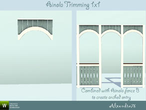 Sims 3 — Ainola trimming 1x1 by Alxandra78 — Ainola trimming 1x1 is part of Ainola Build items Collection by Alxandra78 @