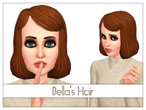 Sims 3 — Bella's Hair by Kiolometro — Bella from The Sims 1 returned! Hair repeat familiar hair from the first series.