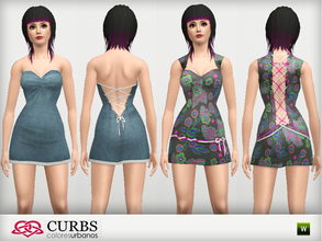 Sims 3 — short dresses for every occasion set01 by Colores_Urbanos — This set includes 2 dress in 3 variants each one.
