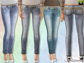 Sims 3 — 299 - Casual jeans by sims2fanbg — .:299 - Casual set:. Jeans in 3 recolors,Recolorable,Launcher Thumbnail. I