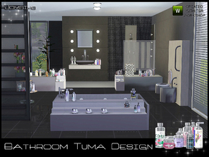 Sims 3 — Tuma Bathroom (Tuma collection). by jomsims — Here is the bathroom. Collection Tuma.always modern, and full of