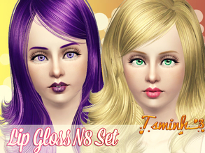 Sims 3 — Lip Gloss N8 Set by TsminhSims — A New Lip Gloss Set N8 There are two types : - Lip Gloss N8 - Lip Gloss N8 with