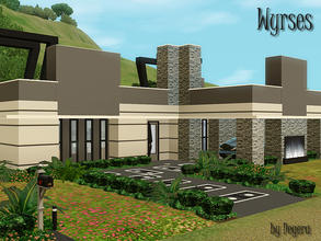 Sims 3 — Wyrses by Degera — Ultra modern home with contemporary furnishings, Wyrses features two bedrooms, three
