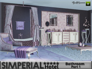 Sims 3 — Hotel SIMPERIAL***** Bathroom Part 1 by BuffSumm — Build up the great SIMPERIAL***** Hotel for your Sims. Let