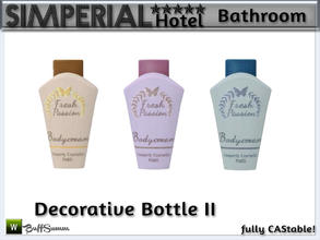 Sims 3 — Simperial Bath Bottle II by BuffSumm — Decorative bottle with showergel or cream. Matching the SIMPERIAL*****