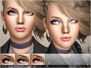 Sims 3 — Statement Eyes Make Up Duo by Pralinesims — New beautiful eye make up set for your sims! Your sims will love