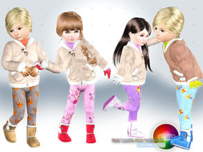 Sims 3 — Toddler Fur Boots by natef005 — Hi! This is a version of Fur Boots for toddlers both female and male! I hope you