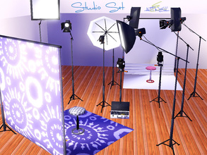 Sims 3 — Photographic Studio Set by mikeaus692 — Photographic Studio Set by Attewell : Colorable items that can be