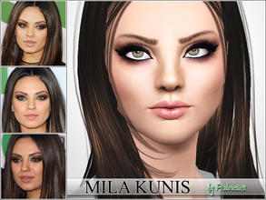 Sims 3 — Mila Kunis by Pralinesims — Mila Kunis, the beautiful actress, now as a sim! For more informations about her: