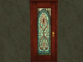 Sims 2 — Door Glass Recolors - 3 by zaligelover2 — Recolor for glass only of base game door.