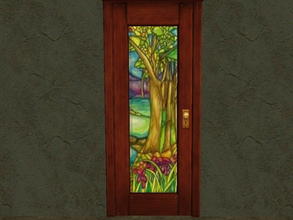 Sims 2 — Door Glass Recolors - 13 by zaligelover2 — Recolor for glass only of base game door.