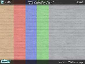 Sims 2 — Tile Collection No3 by elmazzz — -Third set of tile collections which can be used in Bathrooms, Kitchens etc.