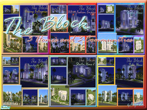 Sims 2 — The Block 2 - Set 1 by Alyosha — The first set of 2 in my Block Series 2. Contains: 2 Starter homes, 1 Beach